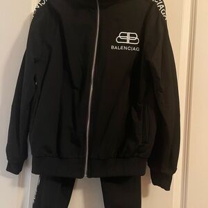 Balenciaga Black Logo Tracksuit